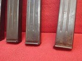 WWII Nazi German MP38 or MP40 9mm 32rd Submachine Gun Magazines Original Wartime Production LOT OF 5 SOLD - 3 of 19