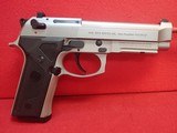 Beretta 92FS Vertec Inox 9mm 4.7" Barrel Stainless Steel Semi Automatic Pistol w/10rd Mag SOLD - 1 of 22