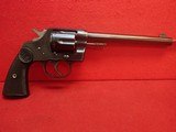 Colt New Service .38 WCF 7.5" Barrel Blued Finish First Model Flat Latch Revolver 1907mfg - 1 of 22