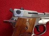 Smith & Wesson Model 39-2 9mm 4" Barrel Nickel Finish Semi Automatic Pistol 1979-80mfg w/Holster, 2 Magazines ***SOLD*** - 3 of 22