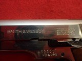 Smith & Wesson Model 39-2 9mm 4" Barrel Nickel Finish Semi Automatic Pistol 1979-80mfg w/Holster, 2 Magazines ***SOLD*** - 11 of 22