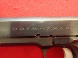 Argentine DGFM (FMAP) Sist. Colt 1927 (Licensed Colt Copy) 1911A1 .45ACP (11.25mm) 5" Barrel Semi Auto Pistol ***SOLD*** - 9 of 21