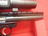 ***SOLD***Ruger Mark II .22LR 5.5" Bull Barrel Semi Auto Target Pistol w/ Bushnell Red Dot, Two Mags, Factory Box - 5 of 19