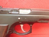 ***SOLD**CZ 75B 9mm 4.5" Barrel Semi Automatic Pistol w/Wood Grips, 10rd magazine Made in Czech Republic - 4 of 21