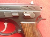 ***SOLD**CZ 75B 9mm 4.5" Barrel Semi Automatic Pistol w/Wood Grips, 10rd magazine Made in Czech Republic - 10 of 21
