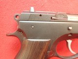 ***SOLD**CZ 75B 9mm 4.5" Barrel Semi Automatic Pistol w/Wood Grips, 10rd magazine Made in Czech Republic - 3 of 21