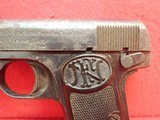 FN Fabrique Nationale Browning Model 1910 .32ACP 3.5" Barrel Semi Automatic Pistol - 8 of 21