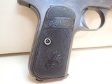 Colt Model 1903 Pocket .32ACP 3-3/4"bbl Semi Automatic Pistol Type III 1916mfg - 2 of 19