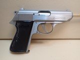Walther (Interarms) PPK/S .380acp 3" Barrel Stainless Semi Automatic Pistol w/ Factory Box, Manual, 2 Magazines ***SOLD*** - 1 of 20