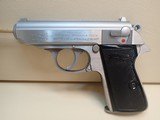 Walther (Interarms) PPK/S .380acp 3" Barrel Stainless Semi Automatic Pistol w/ Factory Box, Manual, 2 Magazines ***SOLD*** - 5 of 20