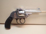 Harrington & Richardson 32 Hammerless .32S&W 3"bbl Nickel Revolver**SOLD** - 1 of 18