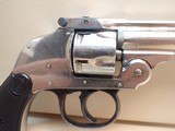 Harrington & Richardson 32 Hammerless .32S&W 3"bbl Nickel Revolver**SOLD** - 4 of 18