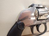 Harrington & Richardson 32 Hammerless .32S&W 3"bbl Nickel Revolver**SOLD** - 3 of 18