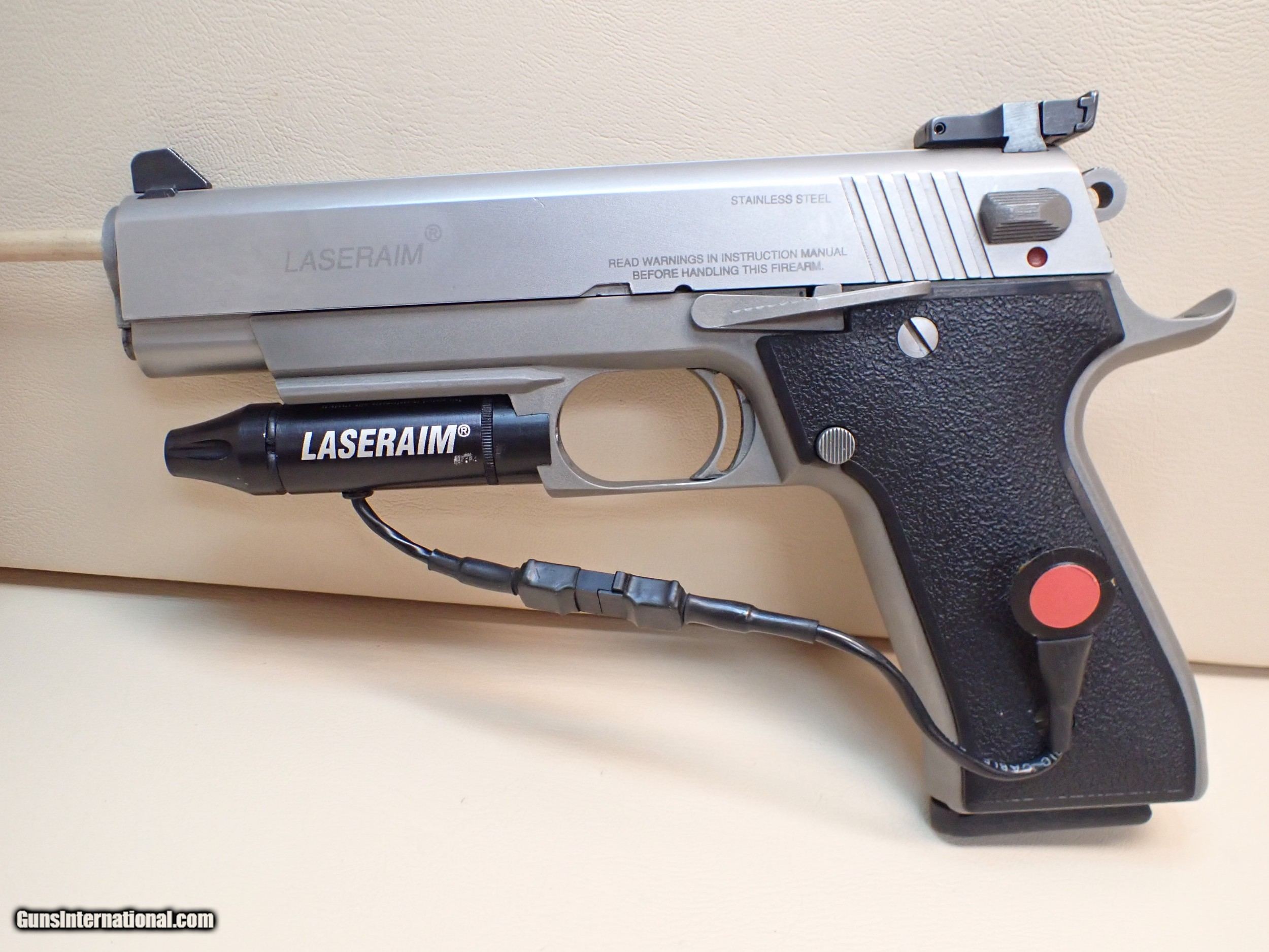 Laseraim Arms Series Ii 45acp 5 Barrel Stainless Semi Auto Pistol 5974