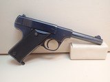 High Standard Model C .22 Short 4.5" Barrel Blued Finish Semi Auto Pistol 1932-38mfg - 1 of 17