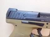HK Heckler & Koch VP9 9mm 4" Barrel Two-Tone FDE Semi Auto Pistol w/ 2 Mags, Factory Case - 3 of 19