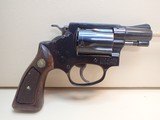 Smith & Wesson Model 36 .38 Special 2" Barrel Blue J-Frame Revolver Square Butt 1976-77mfg - 1 of 17