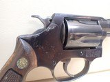 Smith & Wesson Model 36 .38 Special 2" Barrel Blue J-Frame Revolver Square Butt 1976-77mfg - 3 of 17