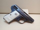 Armi Galesi Pocket 6.35mm (.25ACP) 2.25" Barrel Semi Auto Pistol 1958mfg Exc. Condition ***SOLD*** - 1 of 14