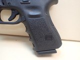 Glock 19 Gen 3 9mm 4" Barrel Semi Auto Pistol w/ Trijicon Night Sights, Three 15rd Mags, Factory Box - 6 of 18