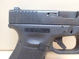 Glock 19 Gen 3 9mm 4" Barrel Semi Auto Pistol w/ Trijicon Night Sights, Three 15rd Mags, Factory Box - 3 of 18