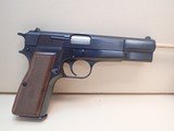 FN Browning Hi-Power 9mm 4.5" Barrel Semi Automatic Pistol 1980mfg Exc. Condition w/12rd Magazine - 1 of 23