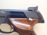 High Standard Supermatic Trophy 104 Series .22LR 7.25" Barrel Semi Automatic Pistol w/Box, Weights, Comps, 3 Mags, Manual ***SOLD*** - 9 of 23