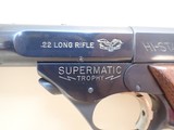 High Standard Supermatic Trophy 104 Series .22LR 7.25" Barrel Semi Automatic Pistol w/Box, Weights, Comps, 3 Mags, Manual ***SOLD*** - 10 of 23