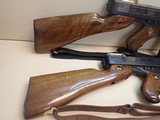 Set of 2 Auto Ordnance Thompson M1927 .45ACP 19" Barrel Korea & WWII Commemorative Semi Auto Rifles w/Extras**SOLD** - 2 of 22