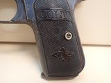 **SOLD**Colt Model 1903 Pocket .32ACP 3-3/4"bbl Semi Automatic Pistol Type III 1913mfg - 7 of 18