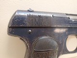 **SOLD**Colt Model 1903 Pocket .32ACP 3-3/4"bbl Semi Automatic Pistol Type III 1913mfg - 3 of 18