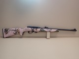***SOLD**Remington Model 597 .22LR 20" Barrel Semi Automatic Rifle Pink Blaze Mossy Oak Stock - 1 of 14