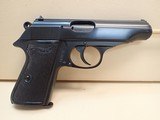 Walther PP .32ACP 3-7/8" Barrel Blued Semi Automatic Pistol Bavarian Police Surplus 1965mfg w/Two Mags, Box, Holster**SOLD** - 2 of 25