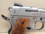 Smith & Wesson SW1911 .45ACP 5" Barrel Stainless Steel Semi Automatic Pistol Laser Etched, Custom Grips ***SOLD*** - 3 of 16