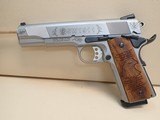 Smith & Wesson SW1911 .45ACP 5" Barrel Stainless Steel Semi Automatic Pistol Laser Etched, Custom Grips ***SOLD*** - 6 of 16