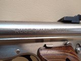Ruger Mark II Competition Target Model .22LR 6-7/8" Barrel Stainless Steel Semi Automatic Pistol ***SOLD*** - 10 of 21