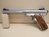 Ruger Mark II Competition Target Model .22LR 6-7/8" Barrel Stainless Steel Semi Automatic Pistol ***SOLD*** - 7 of 21