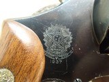 Smith & Wesson Model of 1917 Brazilian Contract .45 ACP 5.5" Barrel Military Service Revolver 1937mfg - 4 of 23