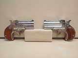 Two matching Davis Industries D-Series Derringer D32 and D22 2.4" .22LR and .32ACP over/under pistols ***SOLD*** - 1 of 20