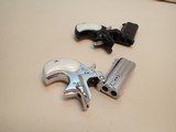 **SOLD** Two Davis Industries Derringer D32 .32ACP DM22 .22 Magnum
2.4" over/under pistols - 11 of 18