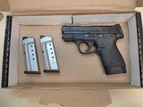 ***SOLD***Smith & Wesson M&P 40 Shield .40S&W 3.1" Compact Pistol w/ Three Magazines with manual safety with box - 17 of 19