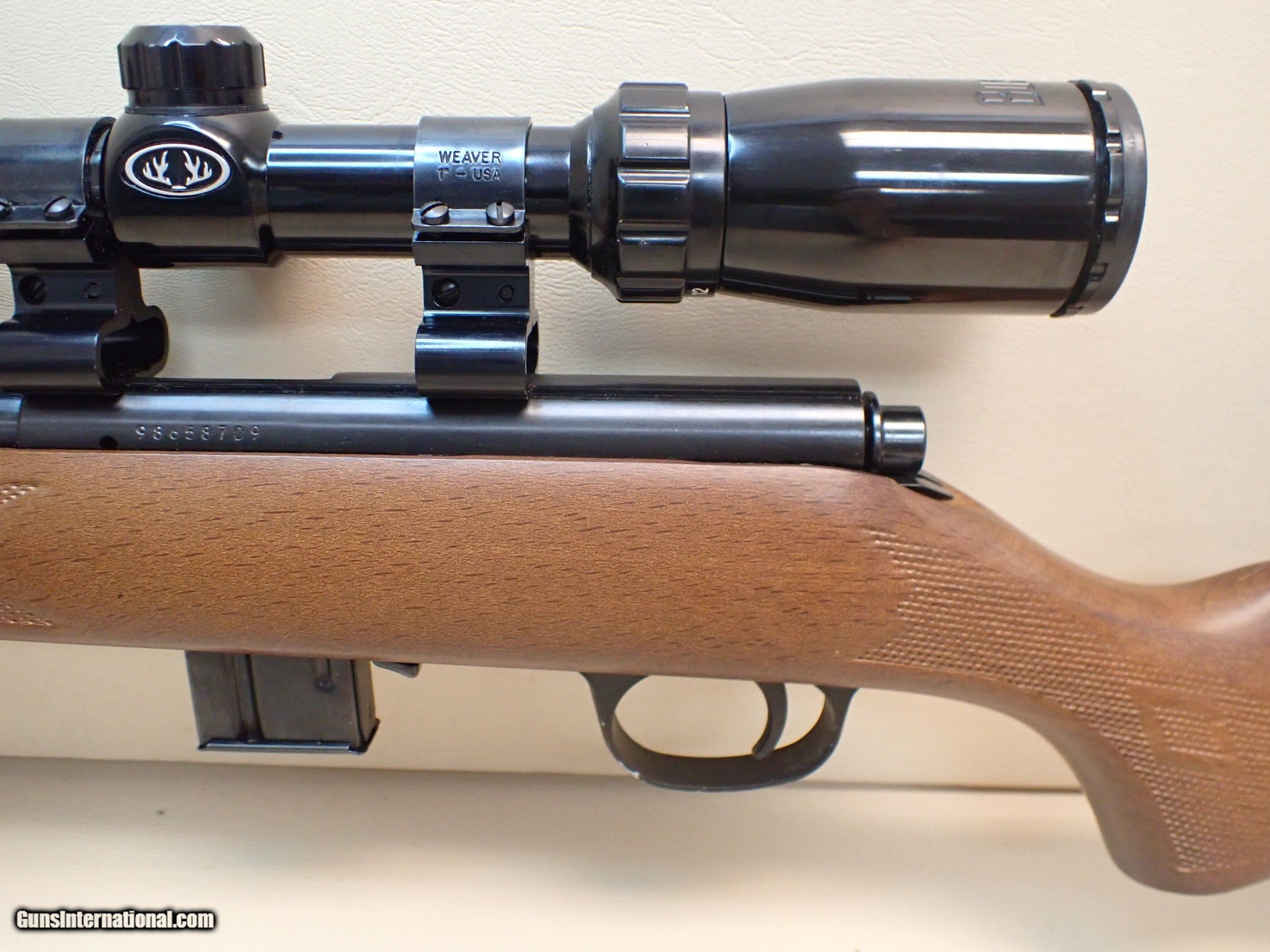 Sold Marlin Model V Hmr Barrel Bolt Action Rifle W