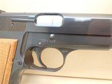 Browning Hi-Power 9mm 4.5" Barrel Semi Auto Pistol T-Series 1968-69 Mfg Belgian Made w/Case & Manual ***SOLD*** - 4 of 17