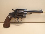 Colt Official Police .38 Special 5" Barrel Blued Revolver 1937mfg - 1 of 19