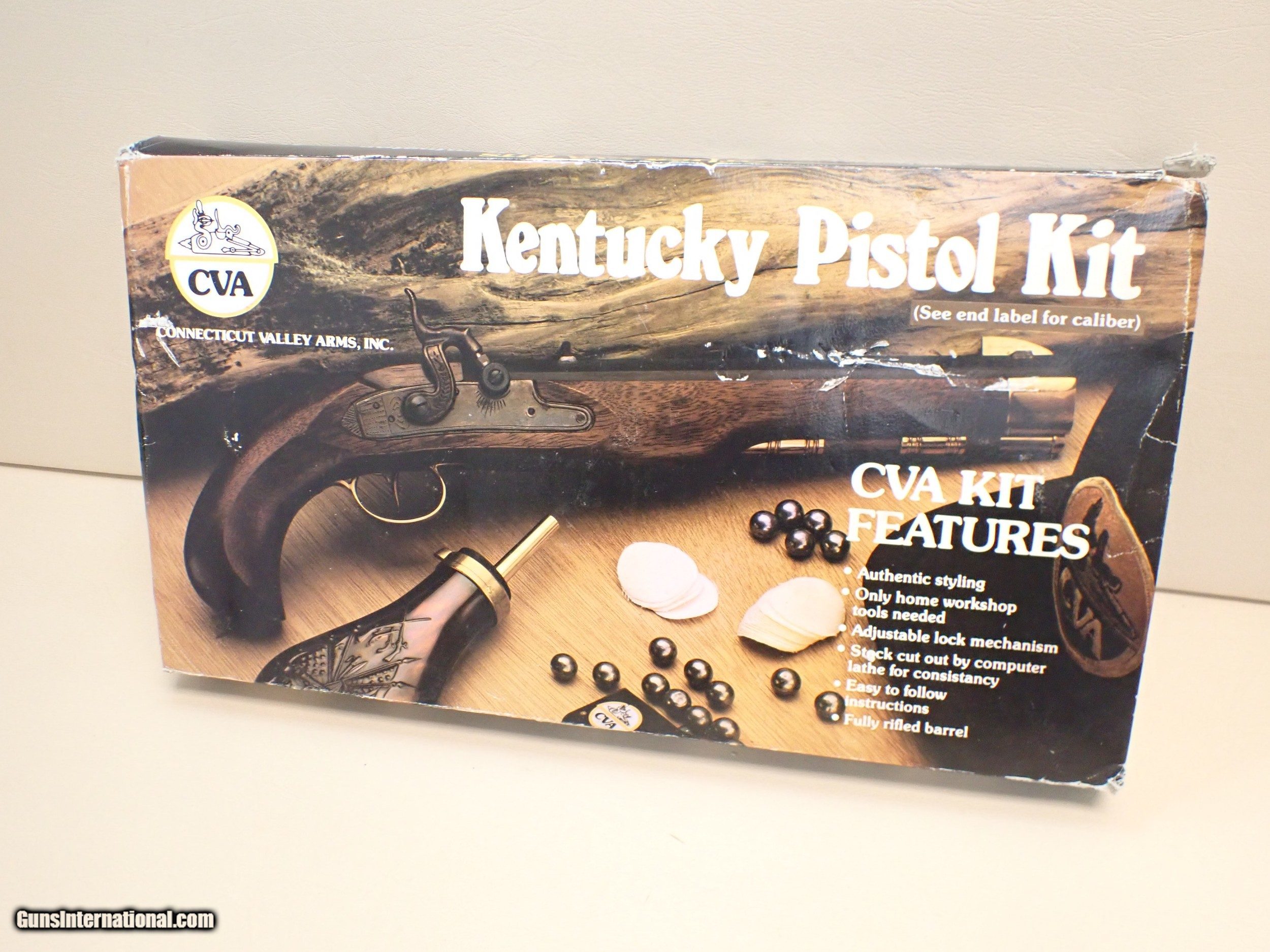 CVA Kentucky Pistol Kit .50cal Black Powder Percussion BuildYourOwn