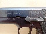Smith & Wesson Model 59 9mm 4" Barrel Blue Finish w/14rd Magazine 1974-75mfg - 8 of 17
