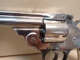 **SOLD**Iver Johnson 38 DA .38 S&W 3.25"bbl Nickel Revolver w/Factory Box**SOLD** - 8 of 21