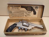 **SOLD**Iver Johnson 38 DA .38 S&W 3.25"bbl Nickel Revolver w/Factory Box**SOLD** - 18 of 21