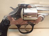 **SOLD**Iver Johnson 38 DA .38 S&W 3.25"bbl Nickel Revolver w/Factory Box**SOLD** - 3 of 21