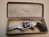 Smith & Wesson Model 32 Single Action Model One-And-A-Half .32S&W 3" Barrel Revolver w/Rare Grips, Box - 19 of 21